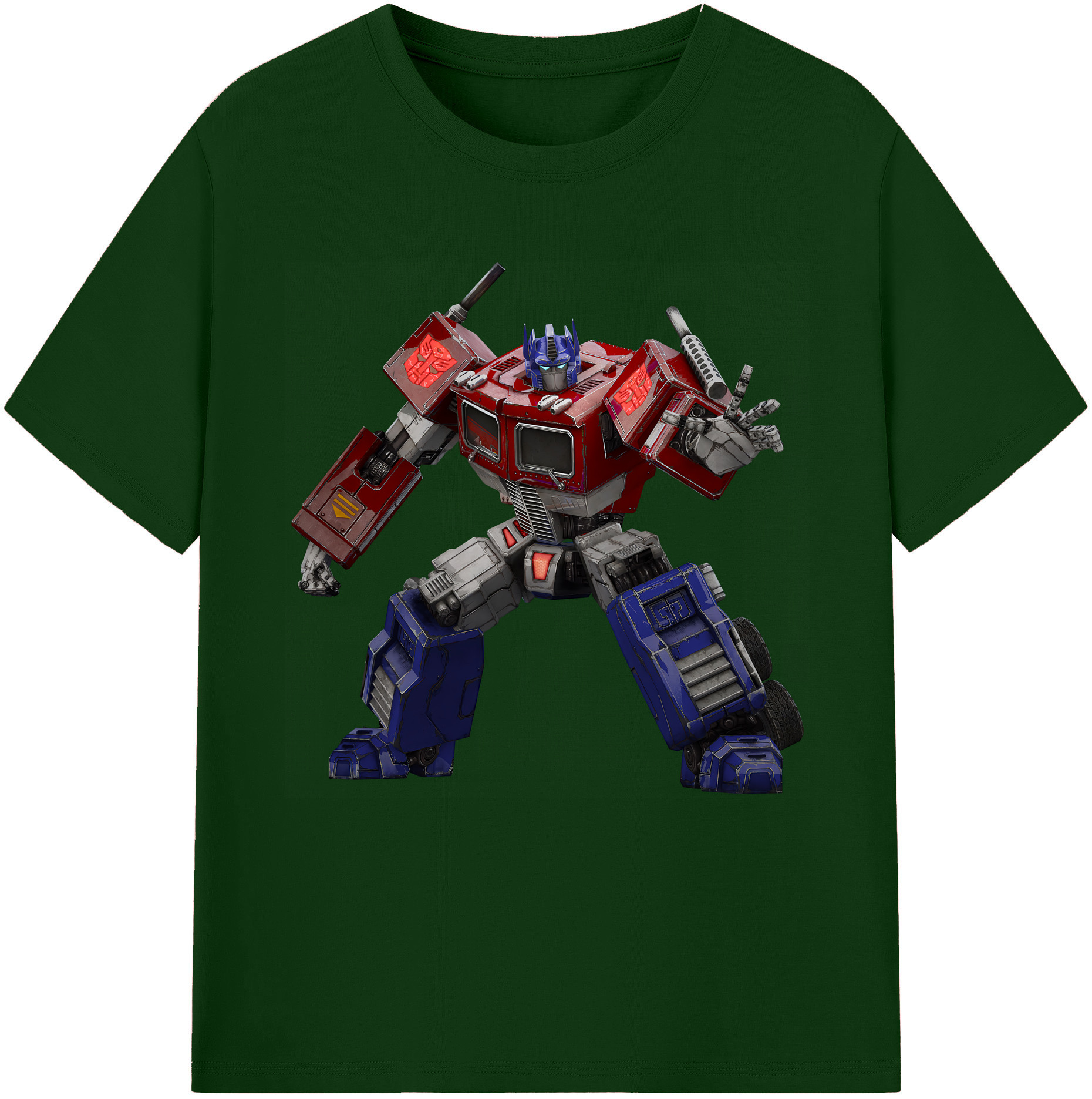 （画像用） Transformers トランスフォーマー 綿100％半袖Tシャツ（フロントプリント）